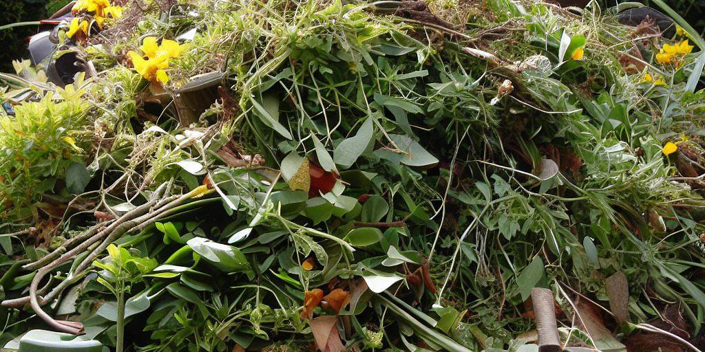 Container für Gartenabfälle